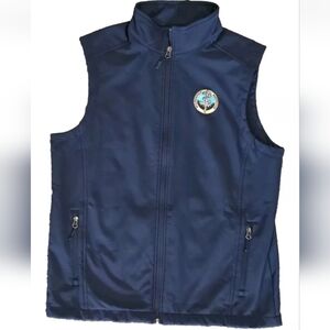 Wilderness Medicine Port Authority Mens Vest Size Medium Blue Core Soft Shell